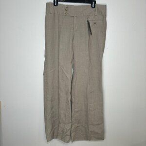 Banana Republic Martin Fit Women's Size 10 Linen Coastal Vacation NWT